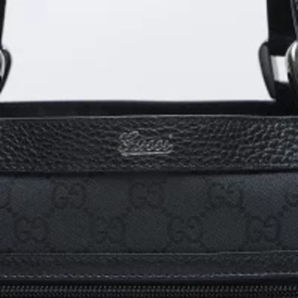 Gucci GG Canvas Shoulder Bag Black - Picture 9 of 13